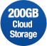 200GB Cloud Storage!